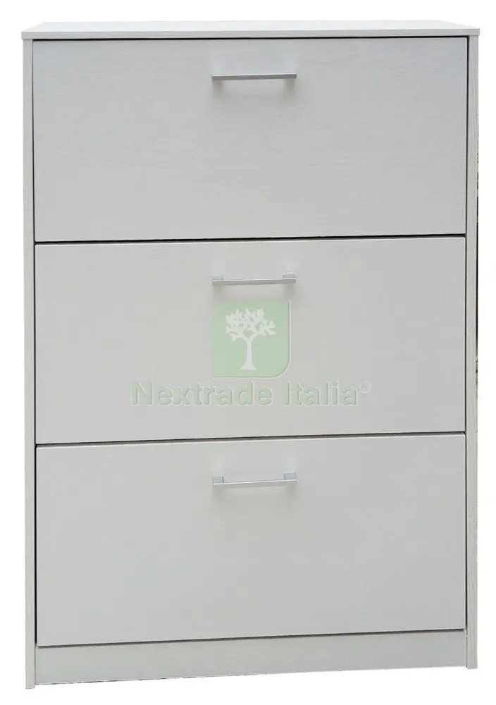Kit Scarpiera 3 Ribalte Twice 62X24X110 Bianco — Arredo — rif. FERX.33562 Kit Scarpiera 3 Ribalte Twice 62X24X110 Bianco — Arredo — rif. FERX.33562