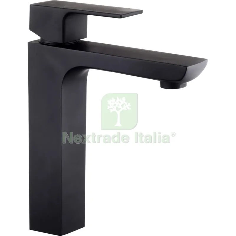 Serie Elegant Gruppo Lavabo Monocomando Nero Opaco — Rubinetti e valvole — rif. FERX.3358 Serie Elegant Gruppo Lavabo Monocomando Nero Opaco — Rubinetti e valvole — rif. FERX.3358