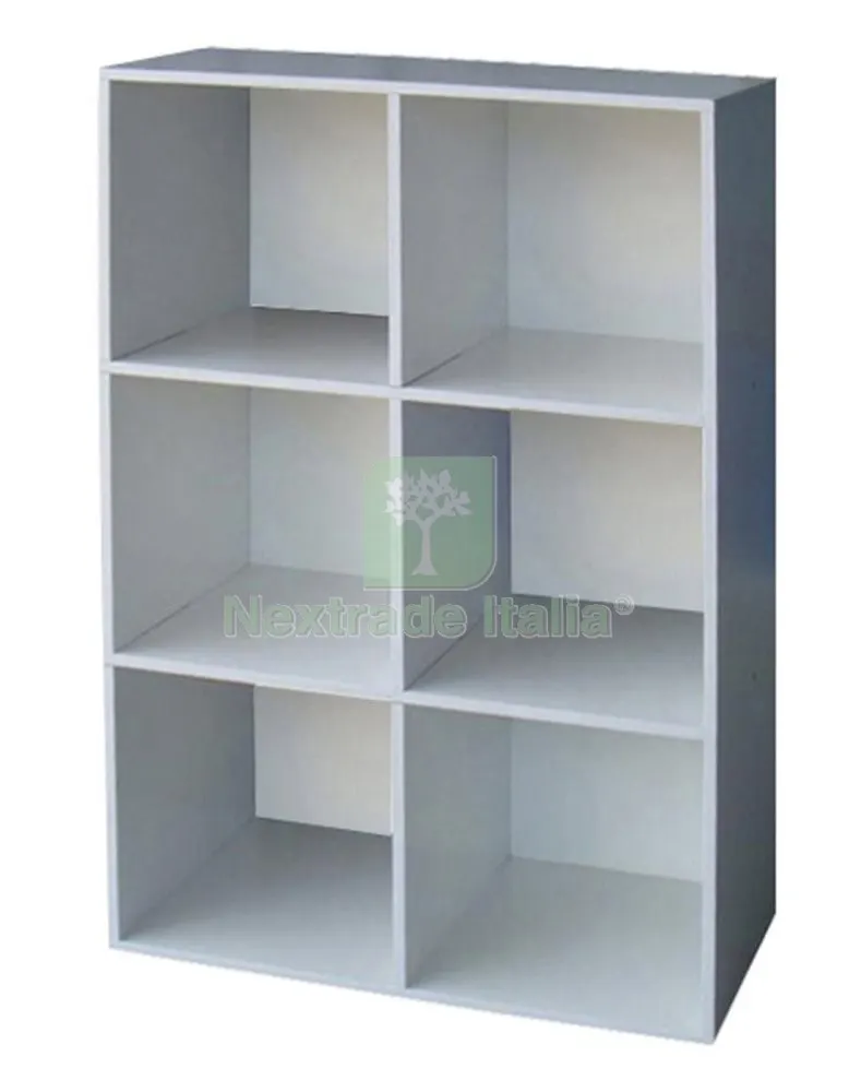 Libreria MOD.CUBO 6 Bianco CM.61X91 — Arredo — rif. FERX.33588 Libreria MOD.CUBO 6 Bianco CM.61X91 — Arredo — rif. FERX.33588