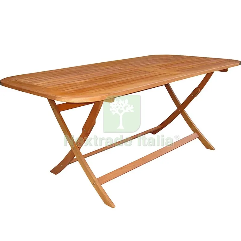 Yellow Balau Tavolo Pieghevole "flower" CM 150X90X74H — Arredo — rif. FERX.33606 Yellow Balau Tavolo Pieghevole "flower" CM 150X90X74H — Arredo — rif. FERX.33606