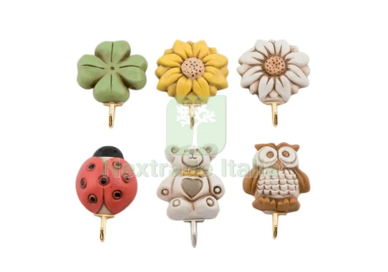 Ganci Adesivi "BON TON" in Serie PZ.6 — Ferramenta per legno e mobili — rif. FERX.33771