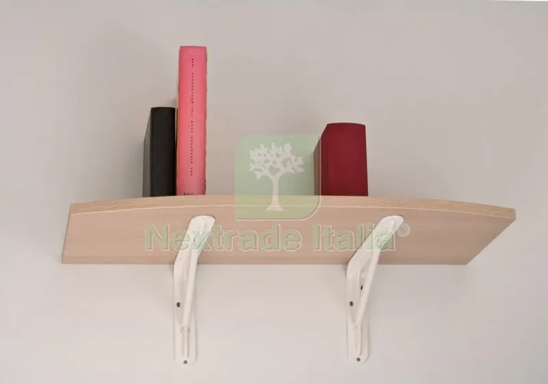 10PZ REGGIMENSOLA CON SAETTA ART. 3522 BIANCA CM.40 — Ferramenta per legno e mobili — rif. FERX.34010