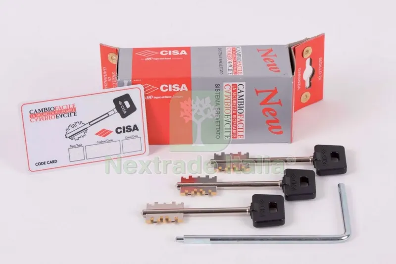 CISA ART. 06520.50.1 NEW CAMBIO FACILE ( 3CHIAVI+ATTREZ) — Ferramenta porte e finestre — rif. FERX.3404 CISA ART. 06520.50.1 NEW CAMBIO FACILE ( 3CHIAVI+ATTREZ) — Ferramenta porte e finestre — rif. FERX.3404