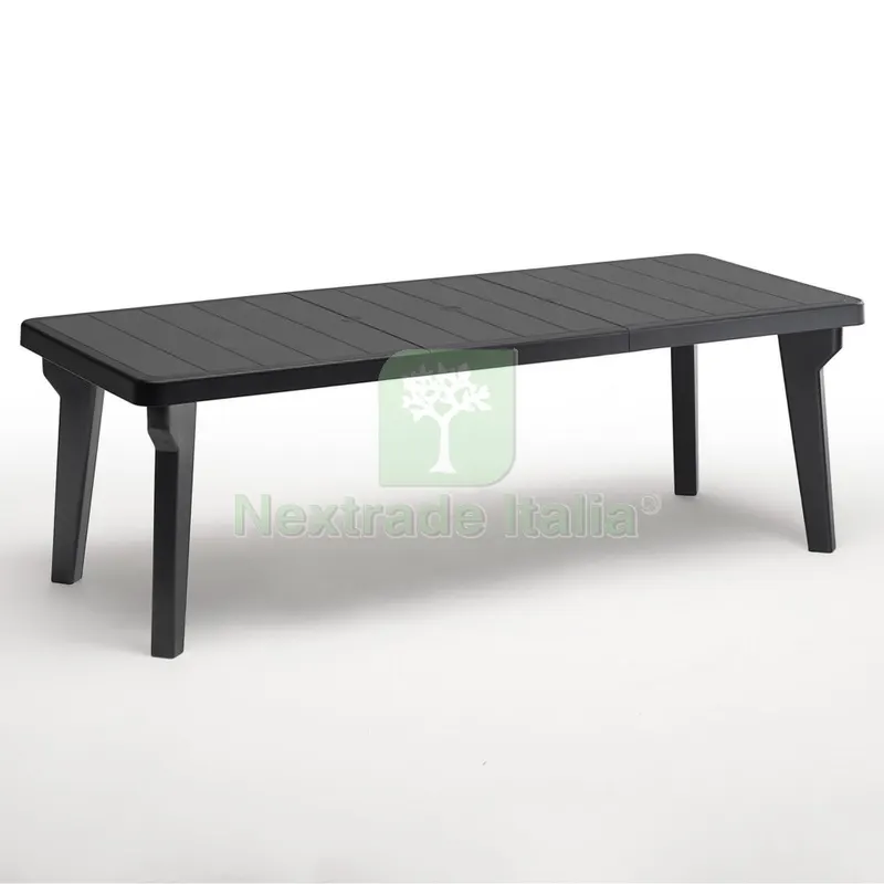 TAVOLOBERGEN CM 160/220X90X74H ANTRACITE — Casalinghi e organizzazione — rif. FERX.3410 TAVOLOBERGEN CM 160/220X90X74H ANTRACITE — Casalinghi e organizzazione — rif. FERX.3410