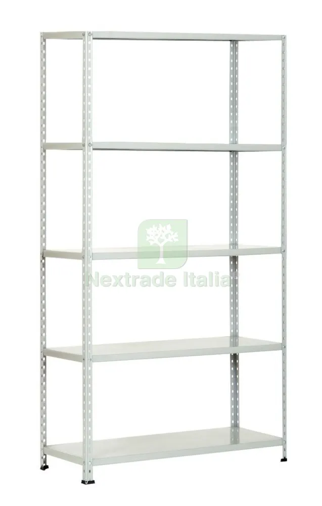 Panda Kit a 5 Ripiani 100X37XH196 CM con Aste Intere — Arredo giardino — rif. FERX.3415