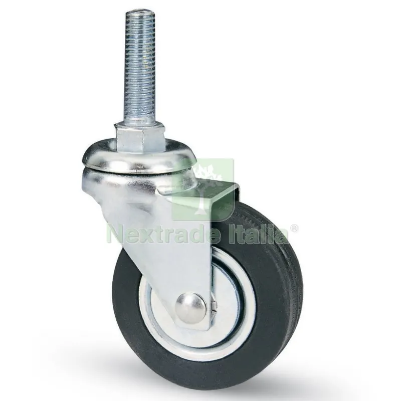 8PZ RUOTA X MOBILI ART. 160/B DIAMETRO 60 CON PERNO 10MA — Tubi e raccordi — rif. FERX.34218