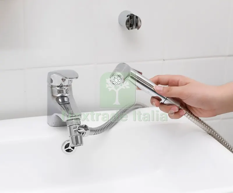 SET DOCCETTA+DEVIATORE+TUBO+GANCIO+ADATTATORE RUBINETTO — Rubinetti e valvole — rif. FERX.3427 SET DOCCETTA+DEVIATORE+TUBO+GANCIO+ADATTATORE RUBINETTO — Rubinetti e valvole — rif. FERX.3427