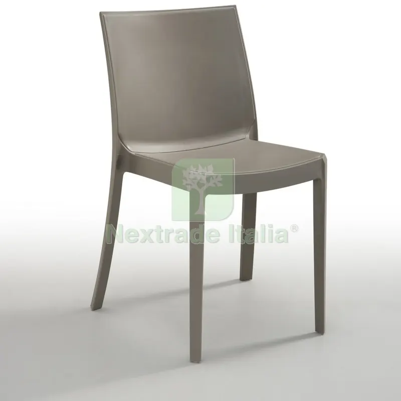 SEDIA RESINA PERLA TORTORA — Arredo — rif. FERX.3428