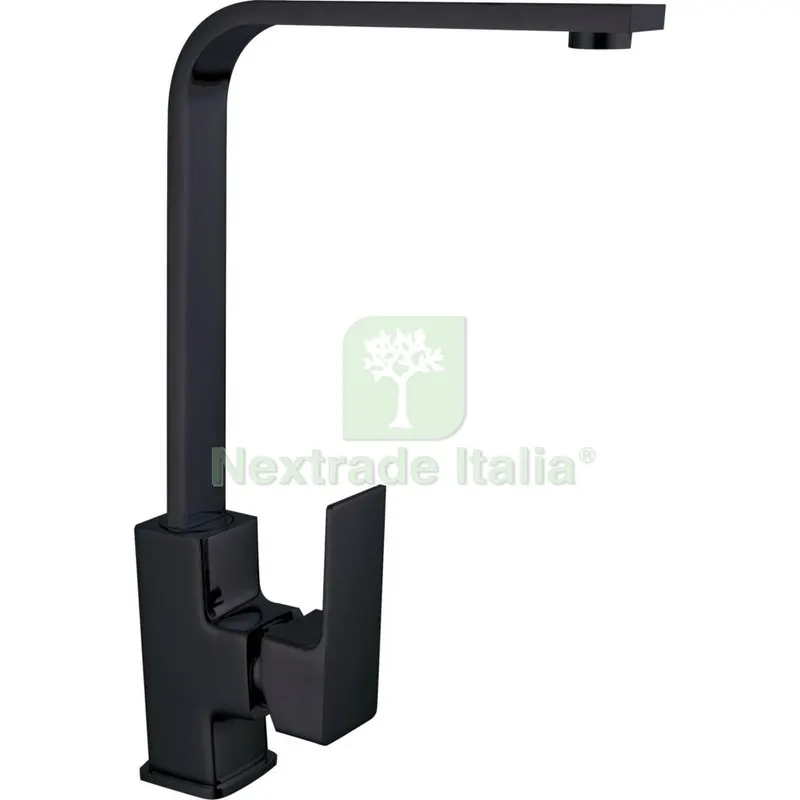 SERIE ELEGANT MISCELATORE LAVELLO CANNA ALTA NERO OPACO — Rubinetti e valvole — rif. FERX.3438 SERIE ELEGANT MISCELATORE LAVELLO CANNA ALTA NERO OPACO — Rubinetti e valvole — rif. FERX.3438