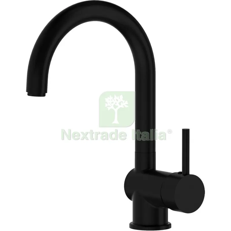 SERIE GEMINI MISCELATORE LAVELLO CANNA ALTA NERO OPACO — Rubinetti e valvole — rif. FERX.3444 SERIE GEMINI MISCELATORE LAVELLO CANNA ALTA NERO OPACO — Rubinetti e valvole — rif. FERX.3444