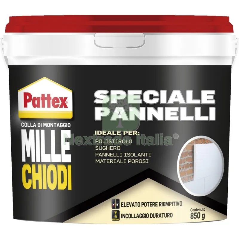 12PZ Pattex Millechiodi Speciale Pannelli 850 GR. — Chiodi e graffe — rif. FERX.3453 12PZ Pattex Millechiodi Speciale Pannelli 850 GR. — Chiodi e graffe — rif. FERX.3453