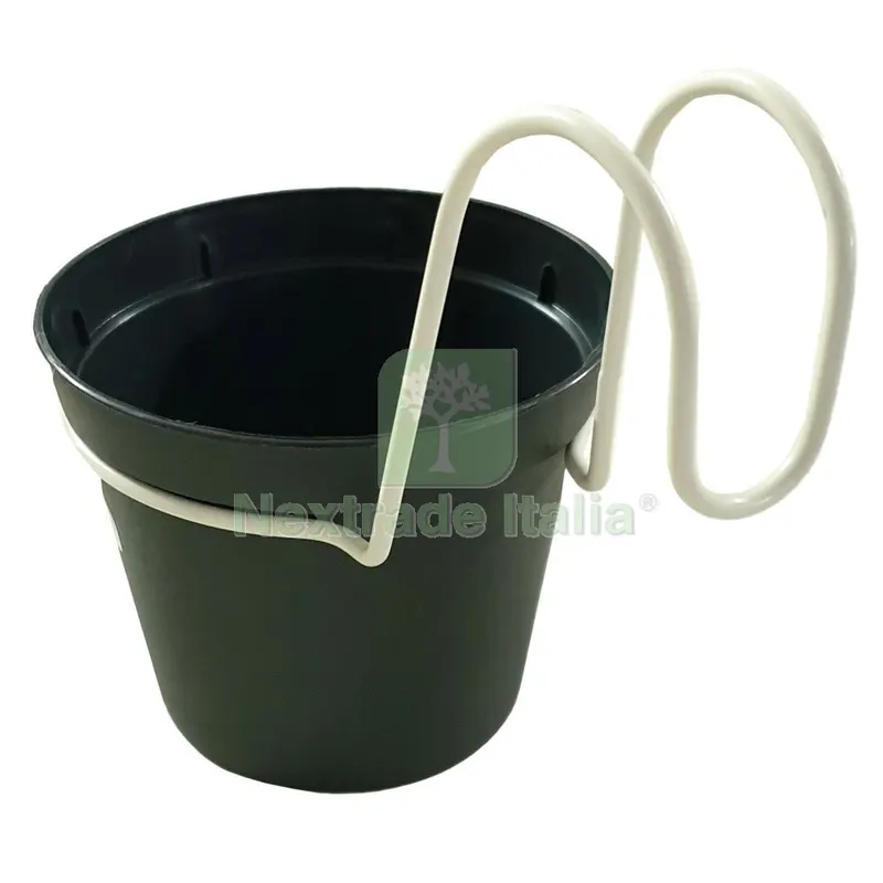 CONFEZIONE 6 VASETTI DIAMETRO CM.10 CON AGGANCI ANTRACIT — Irrigazione — rif. FERX.34769 CONFEZIONE 6 VASETTI DIAMETRO CM.10 CON AGGANCI ANTRACIT — Irrigazione — rif. FERX.34769