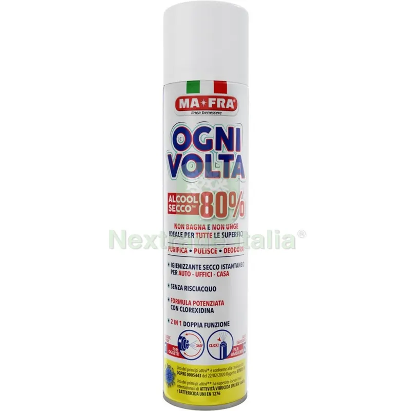 12PZ Mafra Igienizzante Spray 300 ML — Cura e pulizia auto — rif. FERX.3507