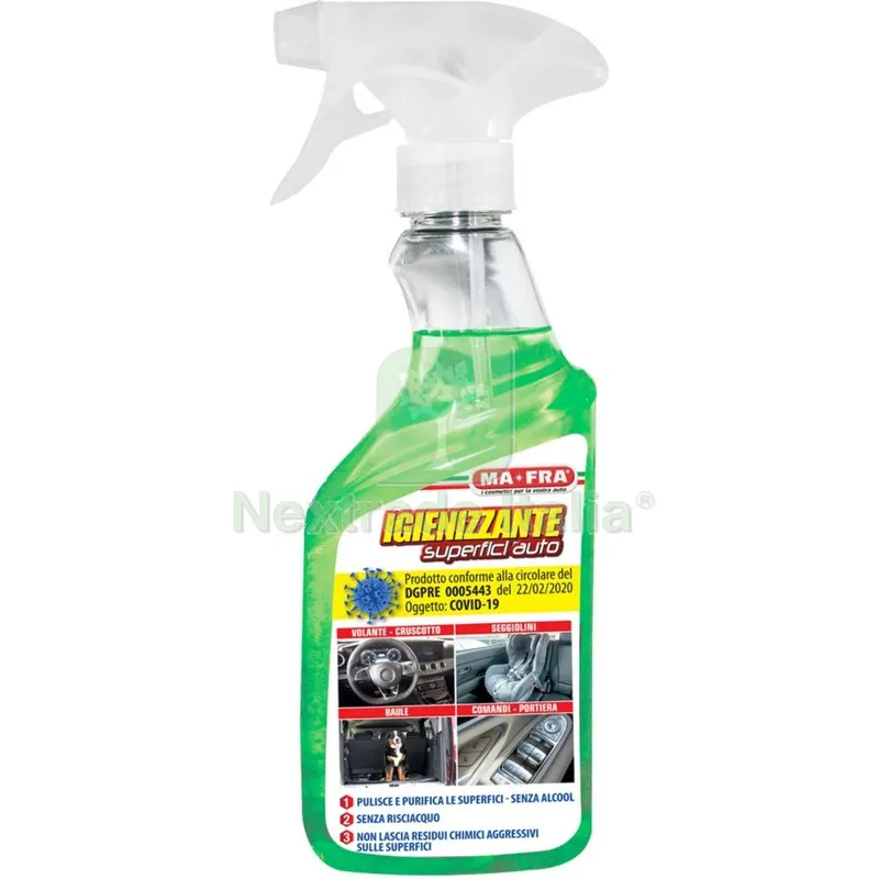 6PZ MAFRA IGIENIZZANTE SUPERFICI AUTO ML.500 — Cura e pulizia auto — rif. FERX.3508 6PZ MAFRA IGIENIZZANTE SUPERFICI AUTO ML.500 — Cura e pulizia auto — rif. FERX.3508