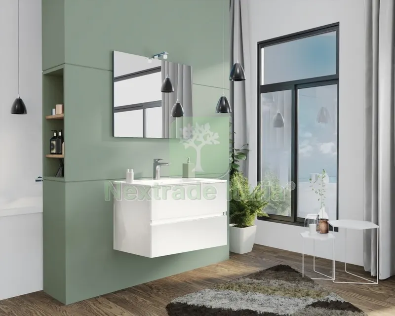 Mobile Bagno NEW Splash CM.80 Bianco — Accessori bagno — rif. FERX.35145 Mobile Bagno NEW Splash CM.80 Bianco — Accessori bagno — rif. FERX.35145