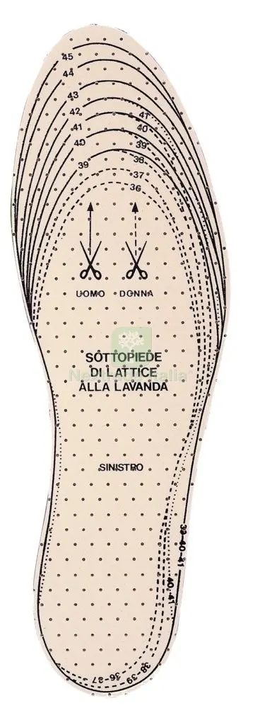 24PAIA SOLETTE DESTRA -SINISTRA "LAVANDA" MISURA DA 36 A 46 — Calzature antinfortunistiche — rif. FERX.35151 24PAIA SOLETTE DESTRA -SINISTRA "LAVANDA" MISURA DA 36 A 46 — Calzature antinfortunistiche — rif. FERX.35151