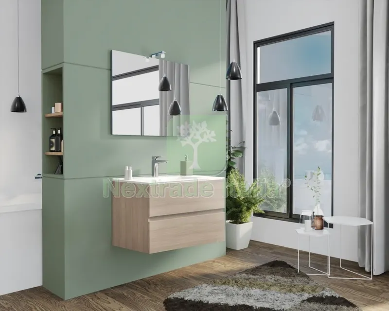 Mobile Bagno NEW Splash CM.80 Rovere Grigio — Accessori bagno — rif. FERX.3521 Mobile Bagno NEW Splash CM.80 Rovere Grigio — Accessori bagno — rif. FERX.3521