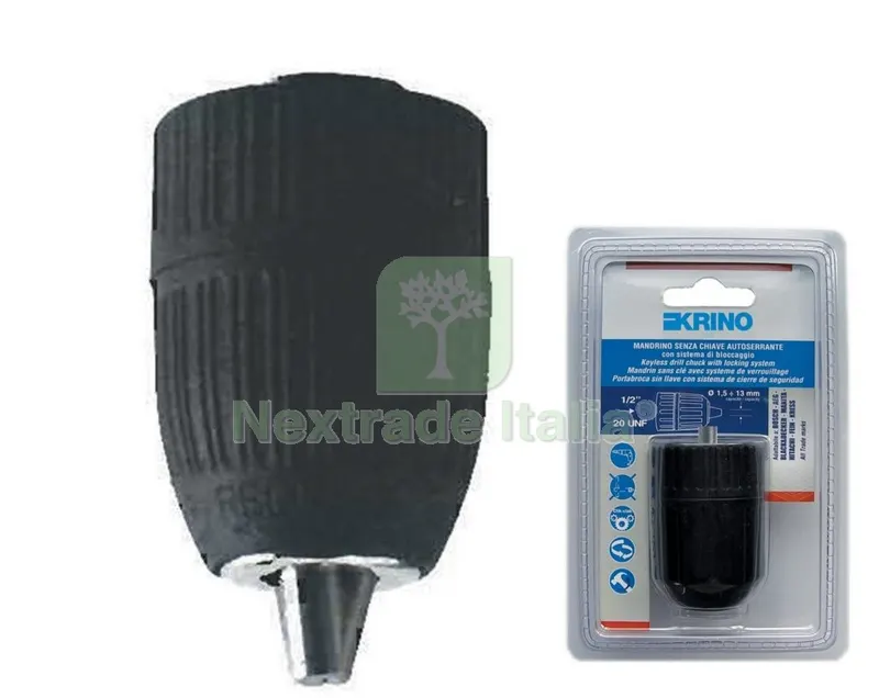 KRINO MANDRINO SENZA CHIAVE 3/8X13 ATTACCO F — Punte, frese e dischi — rif. FERX.35334