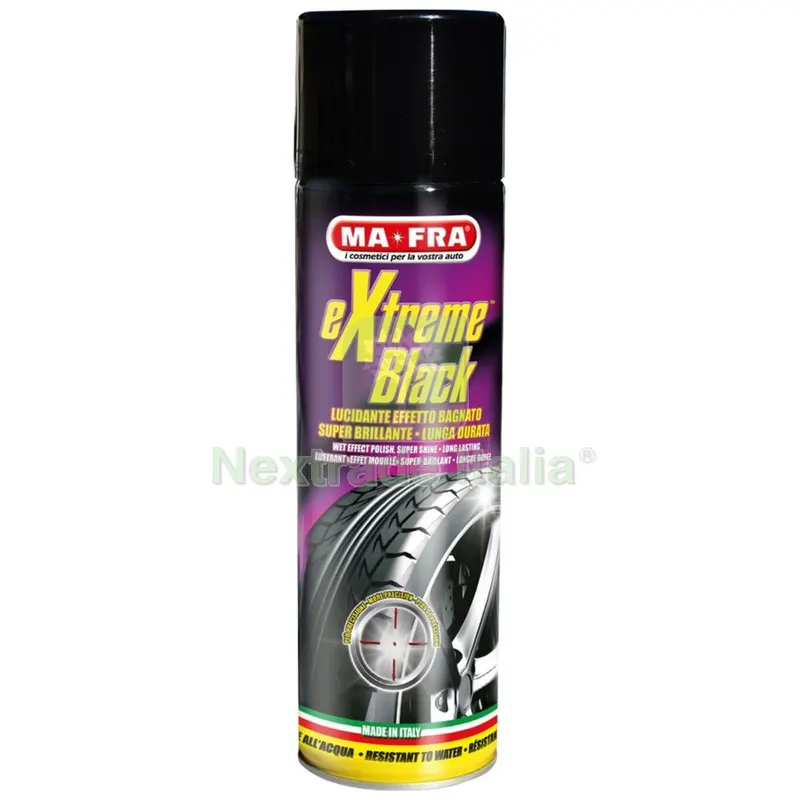 6PZ MAFRA SPRAY EXTREME BLACK ML.500 — Cura e pulizia auto — rif. FERX.3534