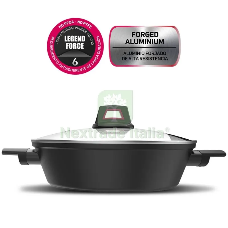 CASSERUOLA CON COPERCHIO TAURUS 4028L DIAMETRO 28 CM — Cucina e coltelleria — rif. FERX.3564 CASSERUOLA CON COPERCHIO TAURUS 4028L DIAMETRO 28 CM — Cucina e coltelleria — rif. FERX.3564