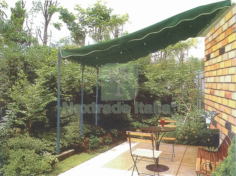 Veranda in Acciaio Verde YF-3146 CM 300X400 — Tempo libero outdoor — rif. FERX.35722