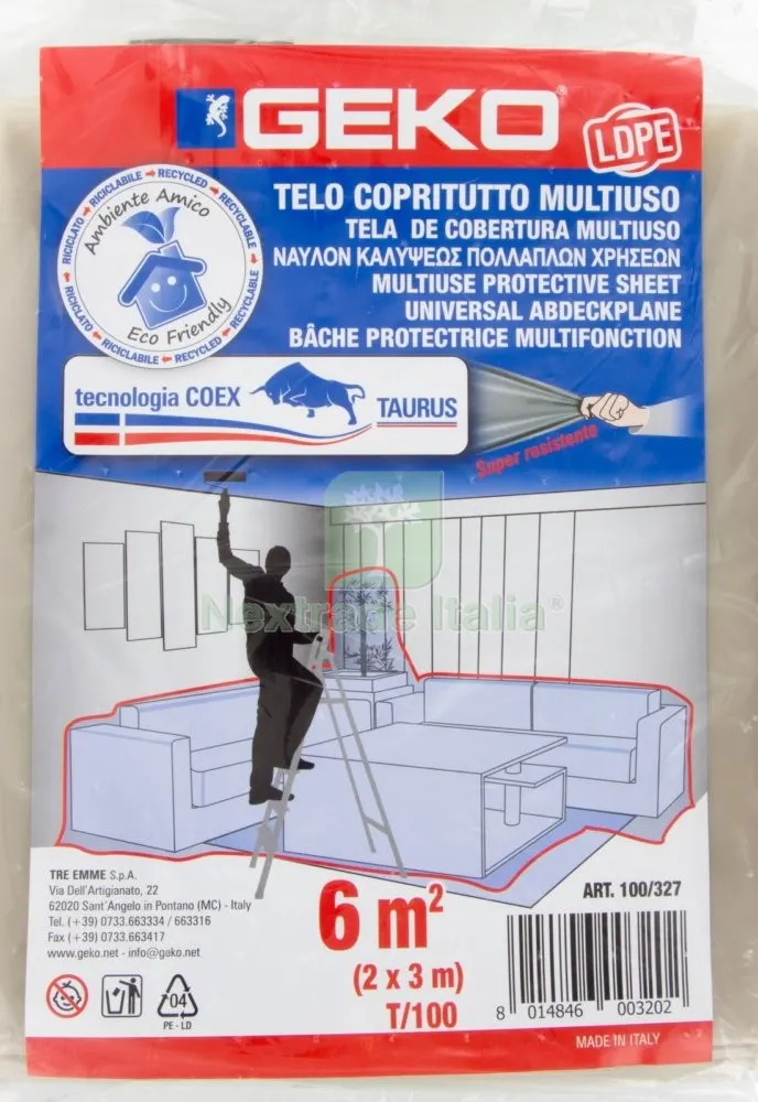 6PZ TELO COPRITUTTO EXTRA STRONG 2X3 M 560 G — Teli e film di protezione — rif. FERX.35976