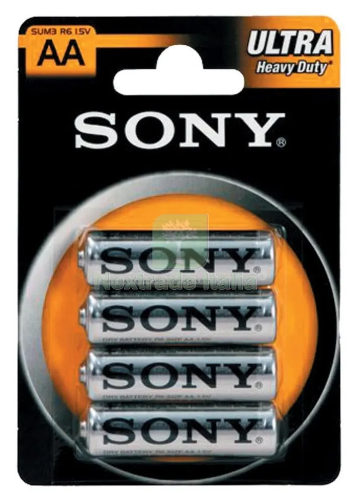 12BLISTER Sony Batteria Stilo Zinco Cloride BL.4 PZ — Trapani e avvitatori — rif. FERX.36056 12BLISTER Sony Batteria Stilo Zinco Cloride BL.4 PZ — Trapani e avvitatori — rif. FERX.36056