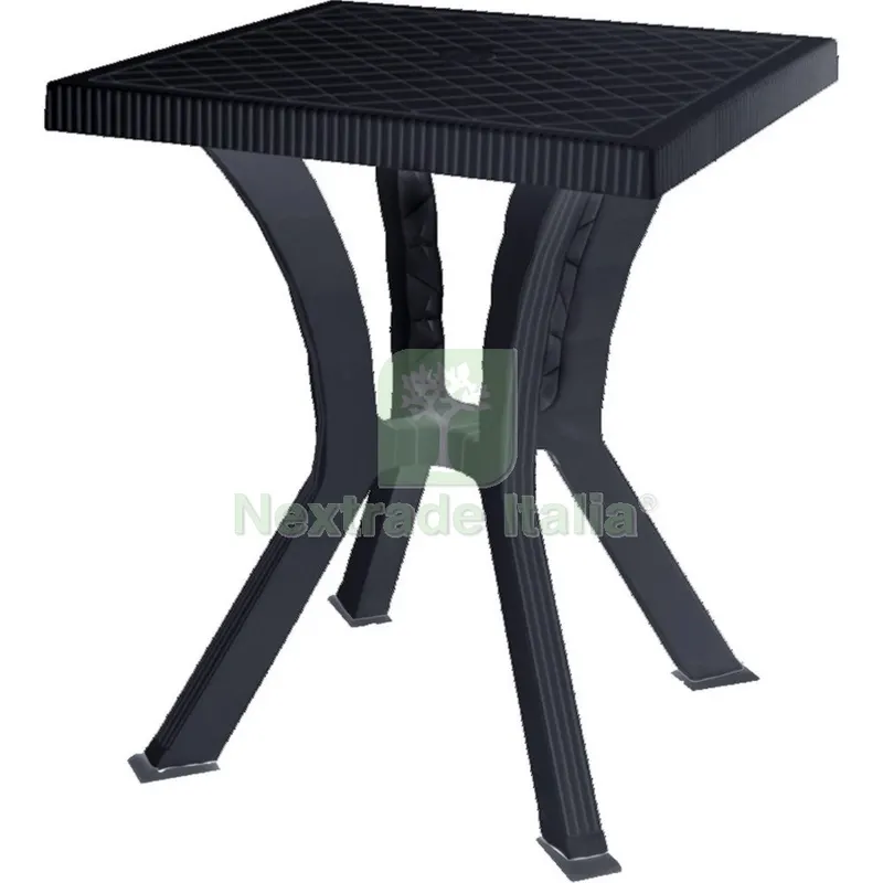 TAVOLO RIGOLETTO ELITE CM 60X60 ANTRACITE — Casalinghi e organizzazione — rif. FERX.3612 TAVOLO RIGOLETTO ELITE CM 60X60 ANTRACITE — Casalinghi e organizzazione — rif. FERX.3612