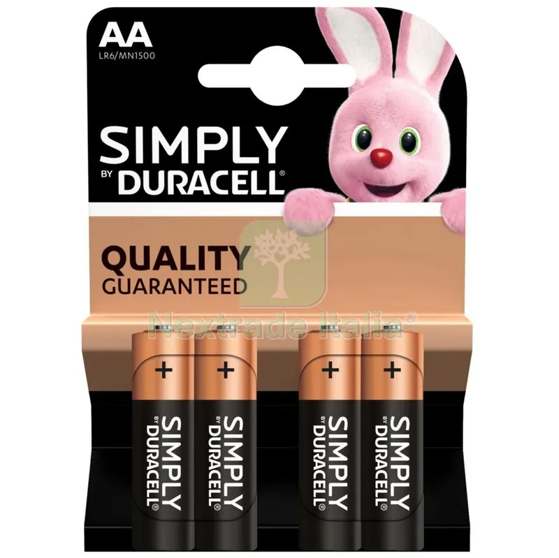 20BLISTER Duracell Simply Alcalina Stilo BL.4 PZ — Batterie e caricabatterie — rif. FERX.36230 20BLISTER Duracell Simply Alcalina Stilo BL.4 PZ — Batterie e caricabatterie — rif. FERX.36230