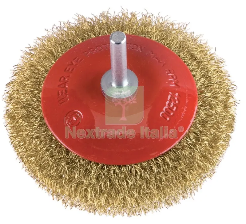 POGGI ART. 466.00 SPAZZOLA CIRCOLARE CONICA MM.90 — Punte, frese e dischi — rif. FERX.3624 POGGI ART. 466.00 SPAZZOLA CIRCOLARE CONICA MM.90 — Punte, frese e dischi — rif. FERX.3624