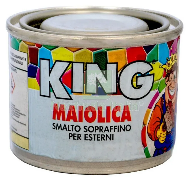 6PZ SMALTO "MAIOLICA" ALLUMINIO 345 GR.100 — Vernici e smalti — rif. FERX.36265 6PZ SMALTO "MAIOLICA" ALLUMINIO 345 GR.100 — Vernici e smalti — rif. FERX.36265