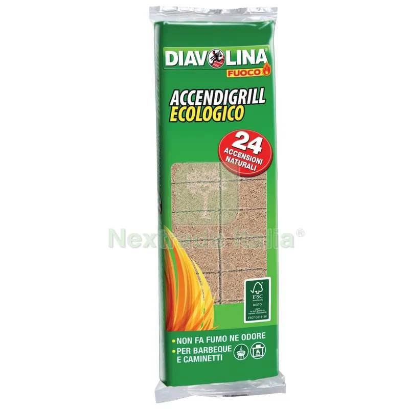 24PZ Accendifuoco 24 Cubi Diavolina Ecologico 15330 — Tempo libero outdoor — rif. FERX.36282 24PZ Accendifuoco 24 Cubi Diavolina Ecologico 15330 — Tempo libero outdoor — rif. FERX.36282