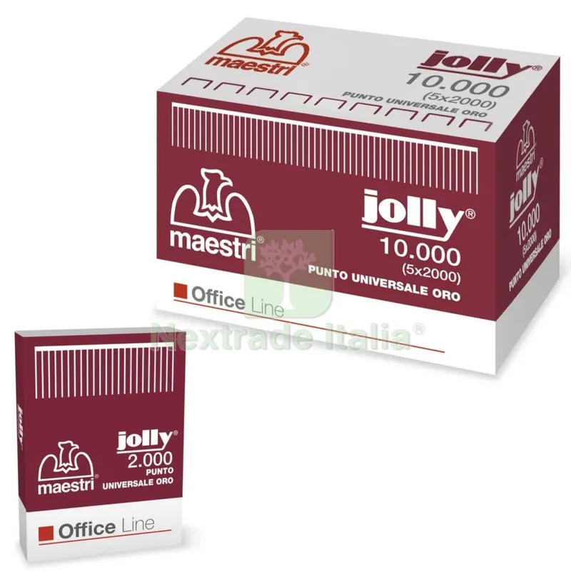 5SCATOLE Maestri Punti ART. Jolly Oro (PZ.2000) — Spazzole metalliche manuali — rif. FERX.3662 5SCATOLE Maestri Punti ART. Jolly Oro (PZ.2000) — Spazzole metalliche manuali — rif. FERX.3662