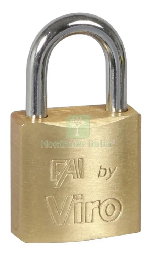 12PZ Viro ART. 551 Lucchetto Rettangolare MM. 20 — Lucchetti e catene — rif. FERX.36629