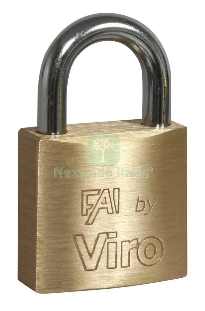 12PZ Viro ART. 553 Lucchetto Rettangolare MM. 30 — Lucchetti e catene — rif. FERX.36631