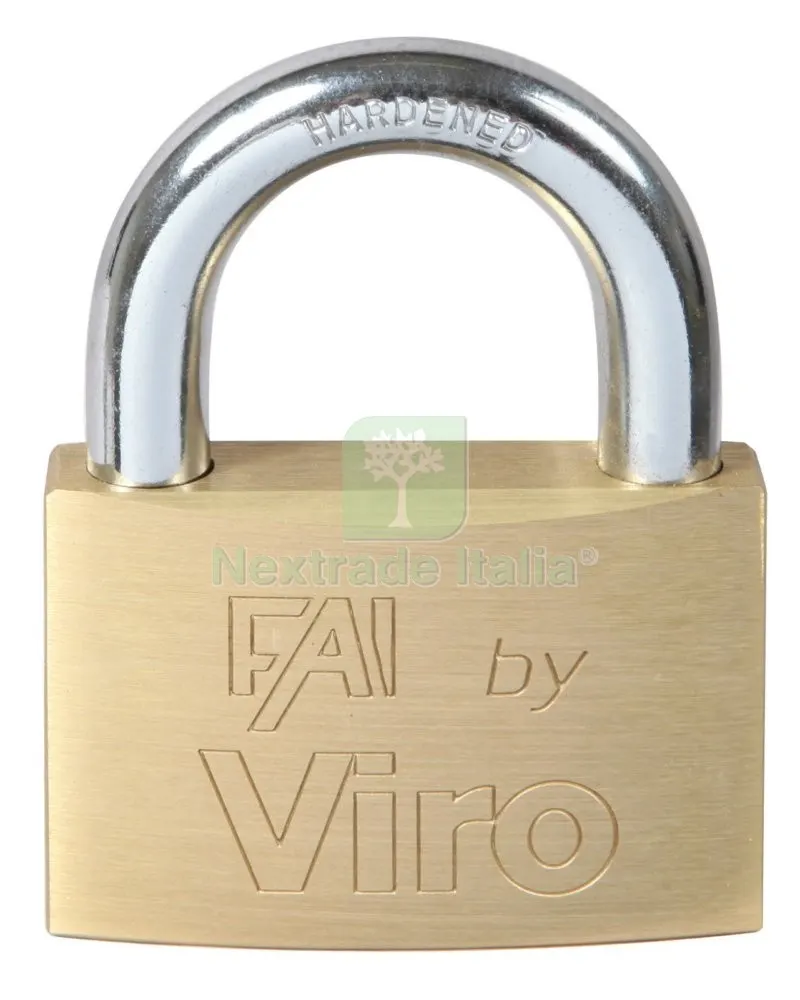 6PZ Viro ART. 557 Lucchetto Rettangolare MM. 70 — Lucchetti e catene — rif. FERX.36635