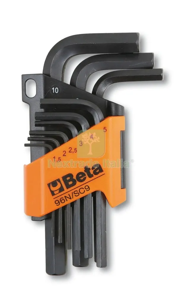 BETA ART. 96N/SC9 (SP)SERIE CHIAVI ESAGONALI — Chiavi e bussole — rif. FERX.36678 BETA ART. 96N/SC9 (SP)SERIE CHIAVI ESAGONALI — Chiavi e bussole — rif. FERX.36678