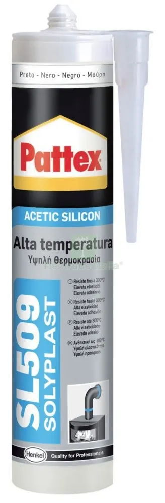 CARTUCCIA SILICONE ALTE TEMPERATURE SL509 ROSSO ML.300 — Adesivi e sigillanti — rif. FERX.36720