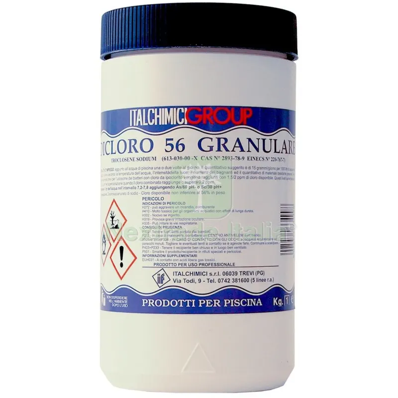 12PZ Cloro x Piscine in Polvere 56 KG.1 (italchimici) — Piscine e strutture — rif. FERX.36819 12PZ Cloro x Piscine in Polvere 56 KG.1 (italchimici) — Piscine e strutture — rif. FERX.36819