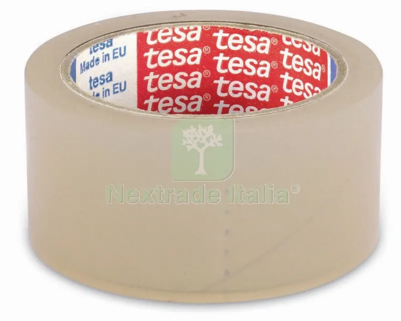 36PZ NASTRO IMBALLO "TESA" TRASPARENTE (ML.66) — Misurazione e taglio manuale — rif. FERX.36888