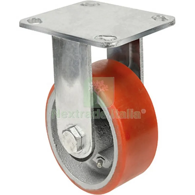 RUOTA IN POLIURETANO FISSA MM 75X32 EXPORT — Tubi e raccordi — rif. FERX.3691 RUOTA IN POLIURETANO FISSA MM 75X32 EXPORT — Tubi e raccordi — rif. FERX.3691