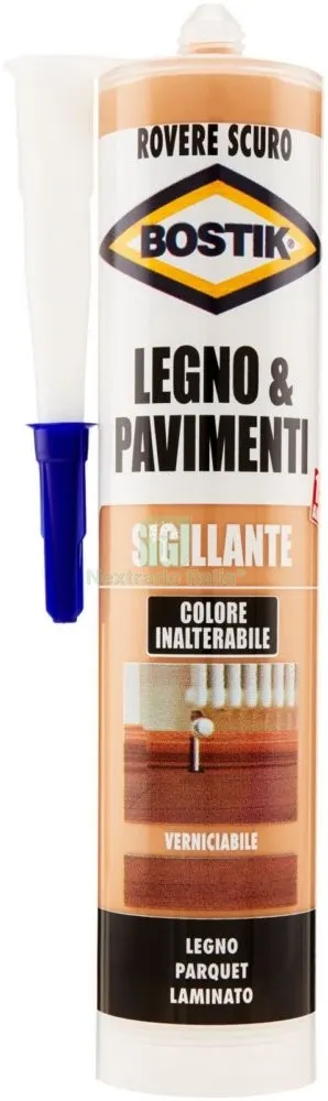BOSTIK SIGILLANTE LEGNOPAVIMENTI 300 ML ROVERE SCURO — Adesivi e sigillanti — rif. FERX.36957 BOSTIK SIGILLANTE LEGNOPAVIMENTI 300 ML ROVERE SCURO — Adesivi e sigillanti — rif. FERX.36957