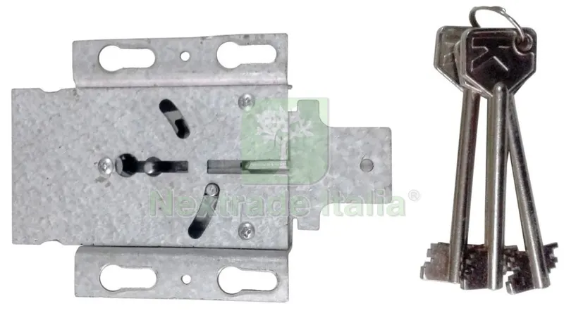 SERRATURA PER ARMADIO PORTAFUCILI 5 POSTI — Ferramenta per legno e mobili — rif. FERX.3696 SERRATURA PER ARMADIO PORTAFUCILI 5 POSTI — Ferramenta per legno e mobili — rif. FERX.3696