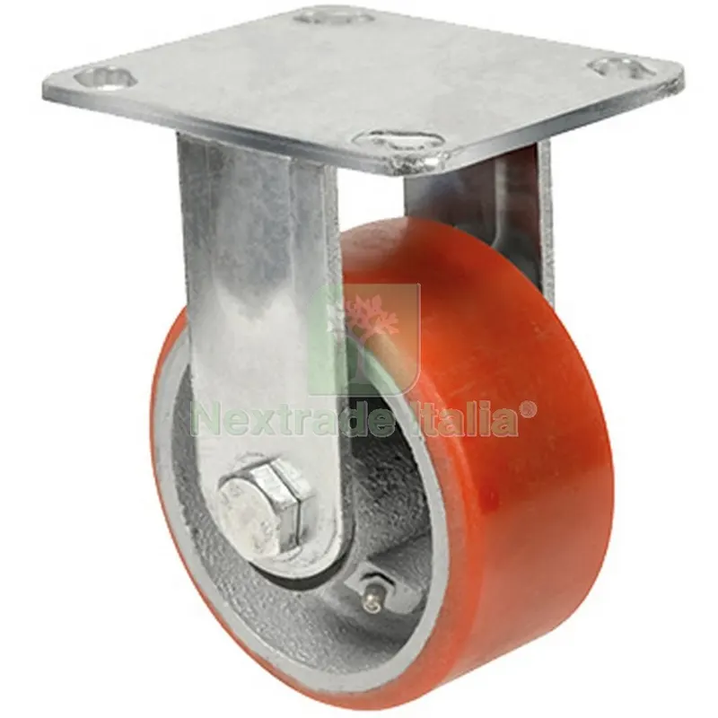 RUOTA IN POLIURETANO FISSA MM 150X50 EXPORT — Tubi e raccordi — rif. FERX.3700