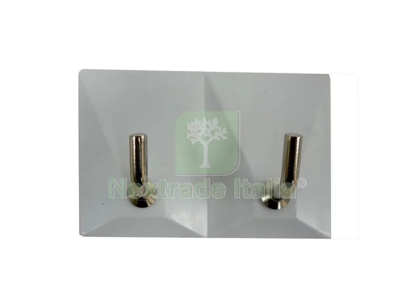 40PZ GANCI ADESIVI 3 POSTI — Ferramenta porte e finestre — rif. FERX.37002 40PZ GANCI ADESIVI 3 POSTI — Ferramenta porte e finestre — rif. FERX.37002
