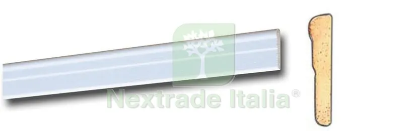 25PZ CORNICE PER PARATI 4,5X23 BAROCCO 200 CM BIANCO — Isolanti e reti — rif. FERX.37070 — foto 3