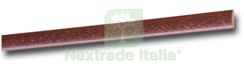 25PZ CORNICE PER PARATI 4,5X14 LISCIA 200 CM MOGANO — Isolanti e reti — rif. FERX.37072