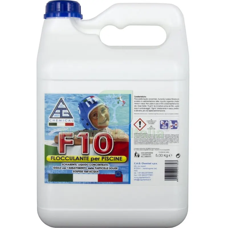 4PZ FLOCCULANTE LIQUIDO X PISCINE LT. 5 — Trattamento acqua piscina — rif. FERX.37193 4PZ FLOCCULANTE LIQUIDO X PISCINE LT. 5 — Trattamento acqua piscina — rif. FERX.37193