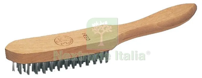 12PZ SPAZZOLA ACCIAIO CON MANICO R5 PAVAN 1621 — Spazzole metalliche manuali — rif. FERX.37403 12PZ SPAZZOLA ACCIAIO CON MANICO R5 PAVAN 1621 — Spazzole metalliche manuali — rif. FERX.37403