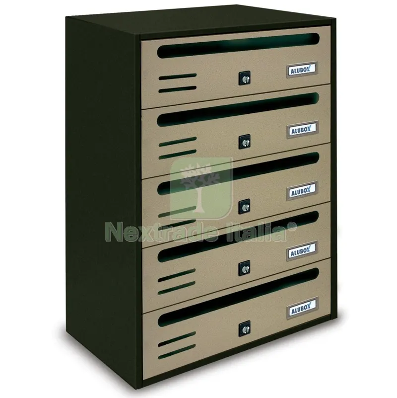 ALUBOX CASSETTA CUBO/R A 5 POSTI SABBIA — Casalinghi e organizzazione — rif. FERX.3745 ALUBOX CASSETTA CUBO/R A 5 POSTI SABBIA — Casalinghi e organizzazione — rif. FERX.3745